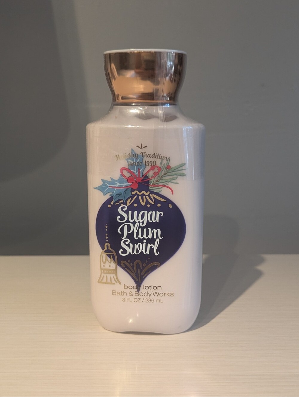 Bath & Body Works Sugar Plum Swirl Body Lotion - White & Purple